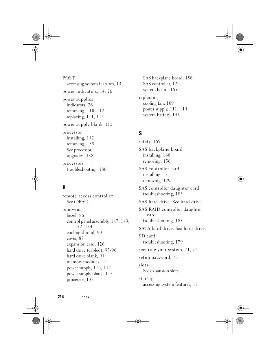 Dell PowerEdge R510 User Manual | Page 214 / 216