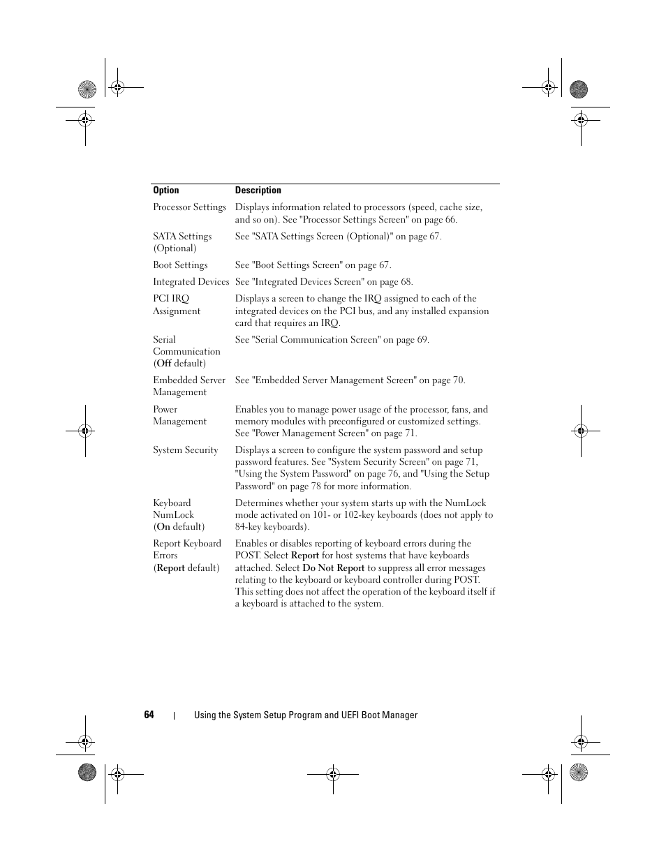 Dell PowerEdge R510 User Manual | Page 64 / 216