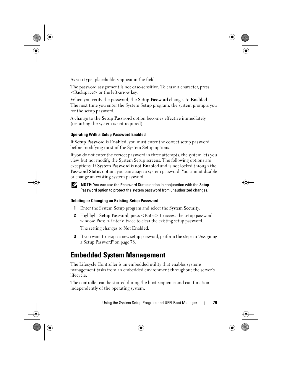 Embedded system management | Dell PowerEdge R510 User Manual | Page 79 / 216