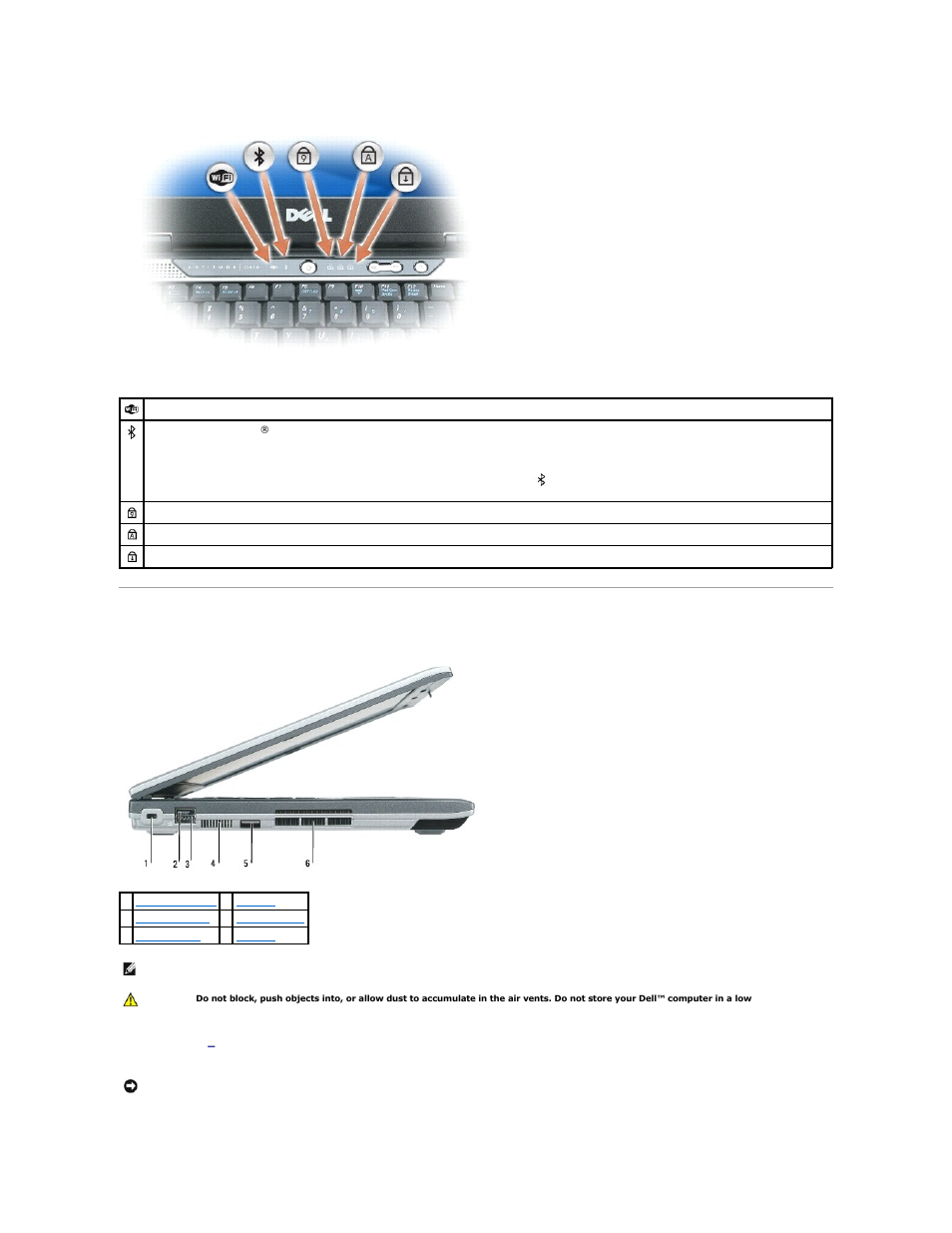 Left view | Dell Latitude D410 User Manual | Page 4 / 107
