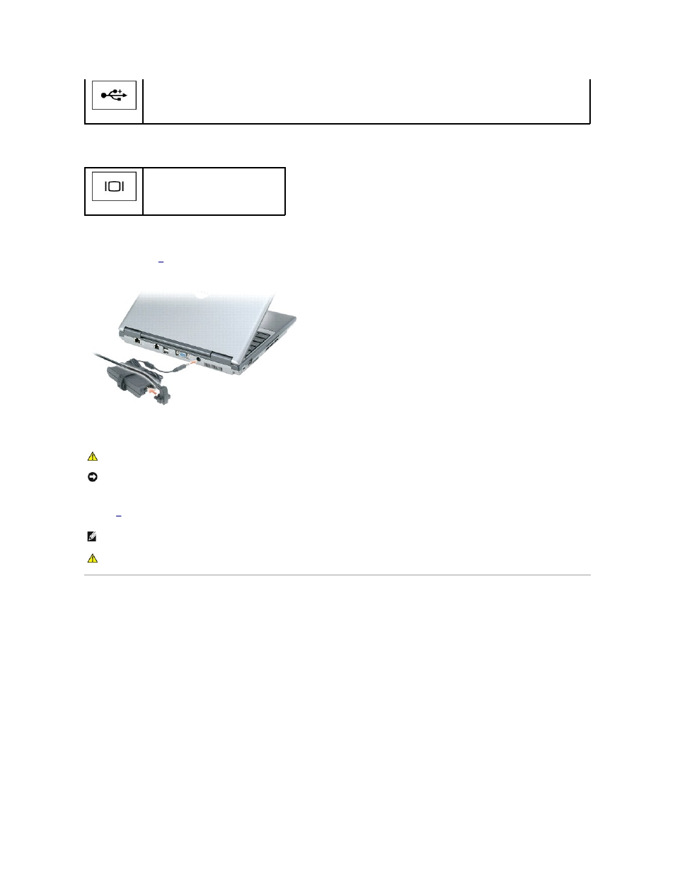 Bottom view, Air vents, Video connector | Ac adapter connector | Dell Latitude D410 User Manual | Page 7 / 107