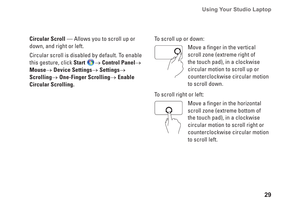 Dell Studio 1450 (Mid 2009) User Manual | Page 31 / 94