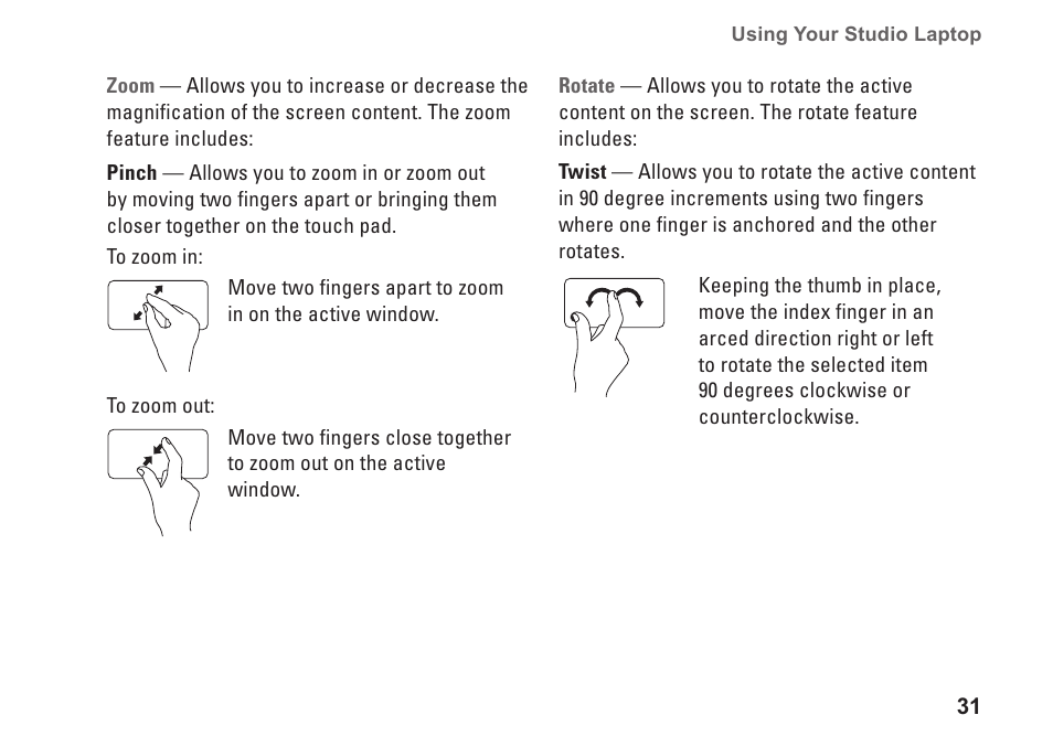 Dell Studio 1450 (Mid 2009) User Manual | Page 33 / 94