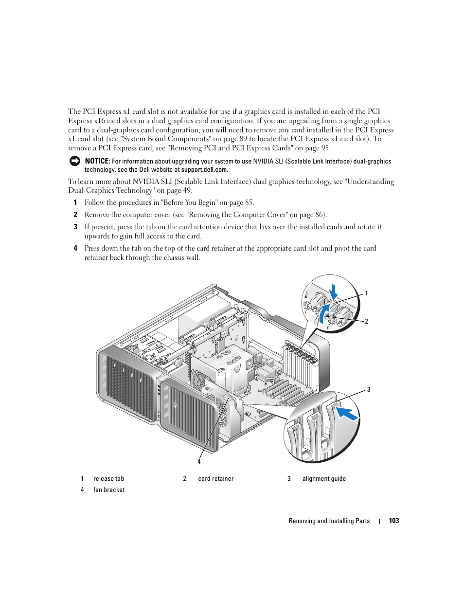 Dell XPS 720 (Mid 2007) User Manual | Page 103 / 218