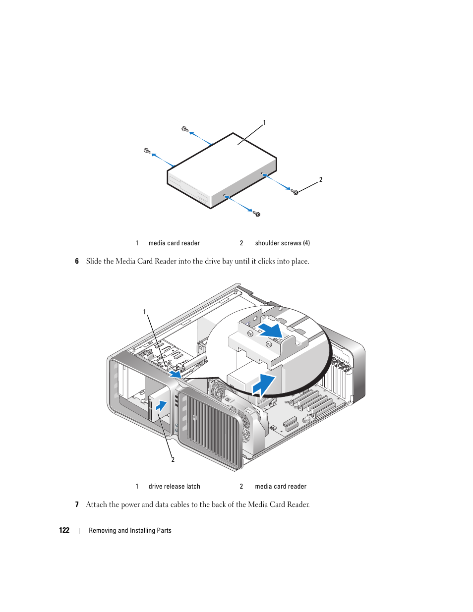 Dell XPS 720 (Mid 2007) User Manual | Page 122 / 218