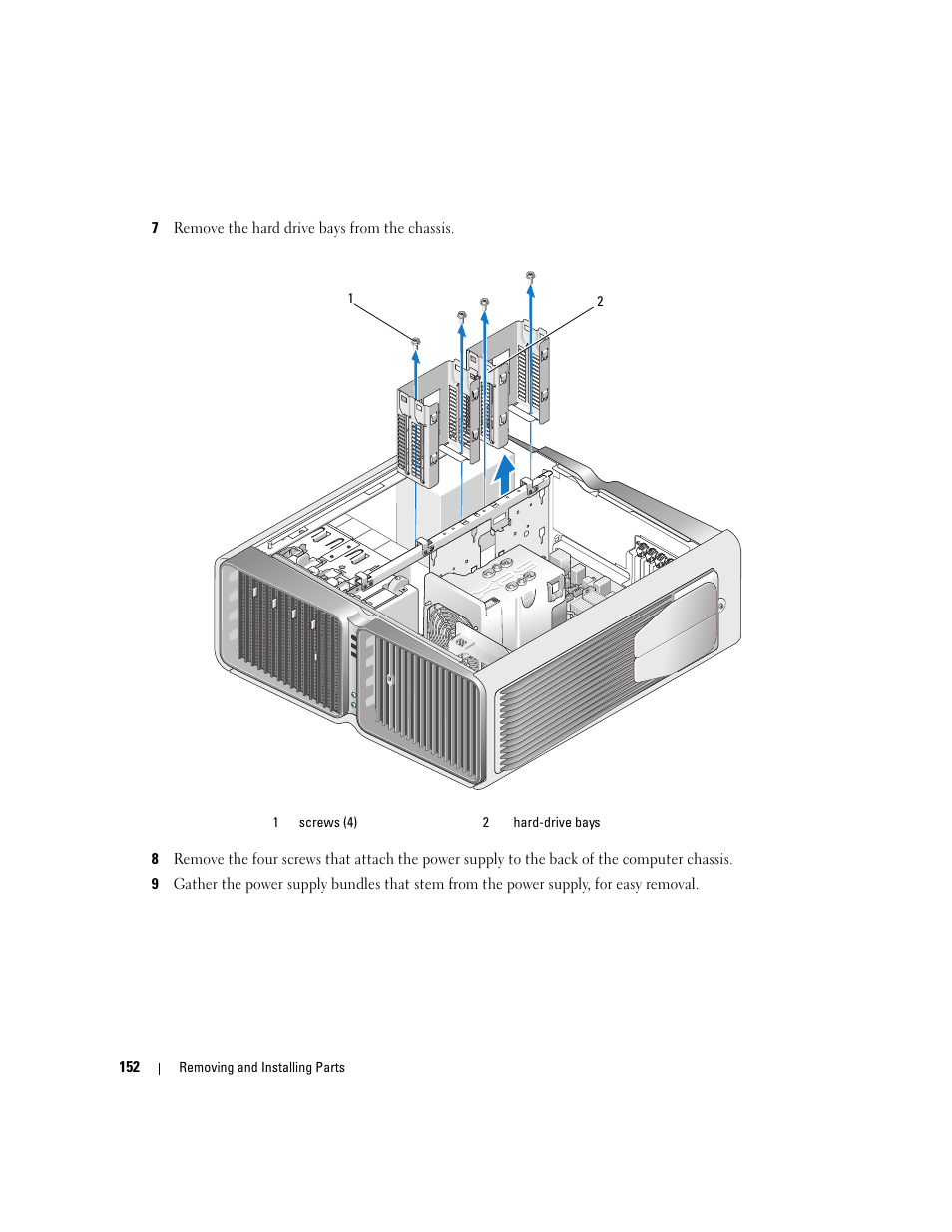 Dell XPS 720 (Mid 2007) User Manual | Page 152 / 218