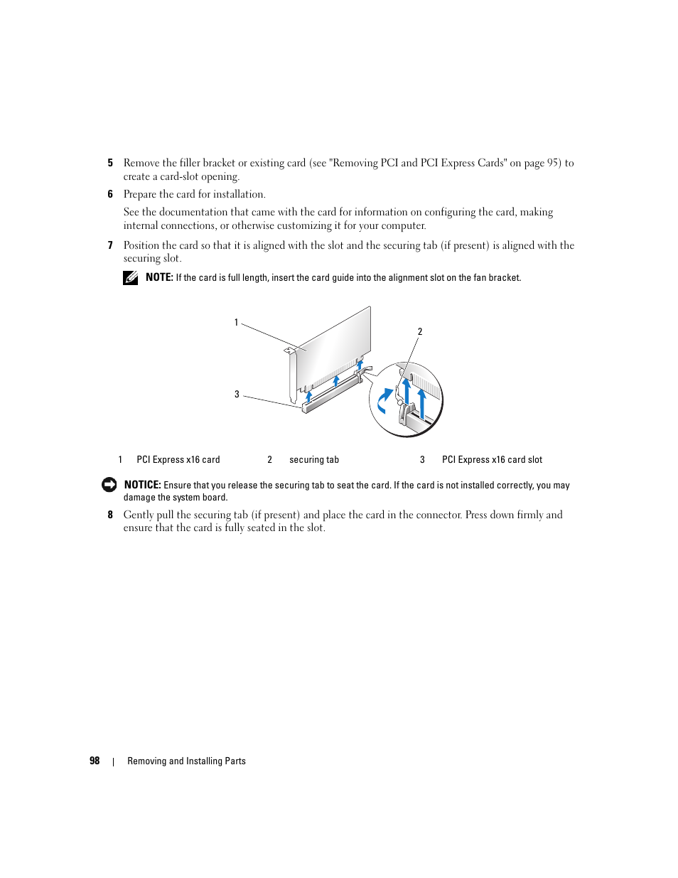 Dell XPS 720 (Mid 2007) User Manual | Page 98 / 218