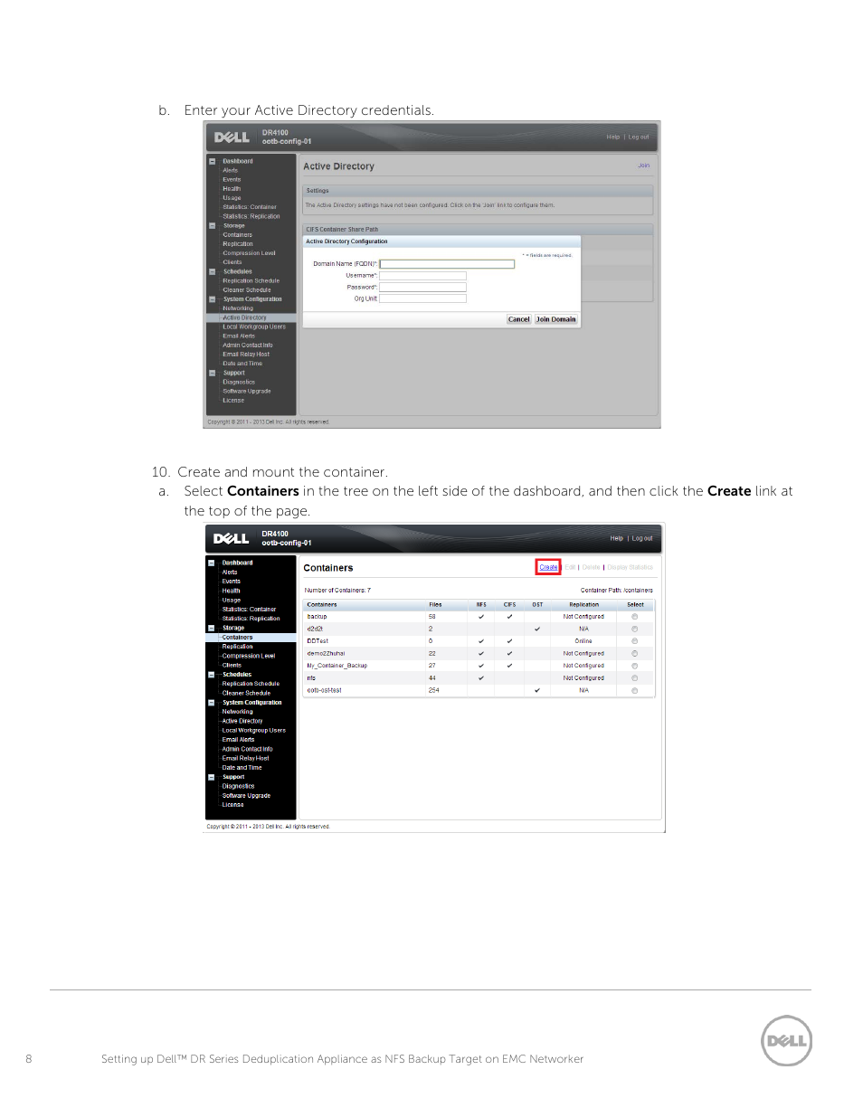 Dell PowerVault DR2000v User Manual | Page 8 / 33