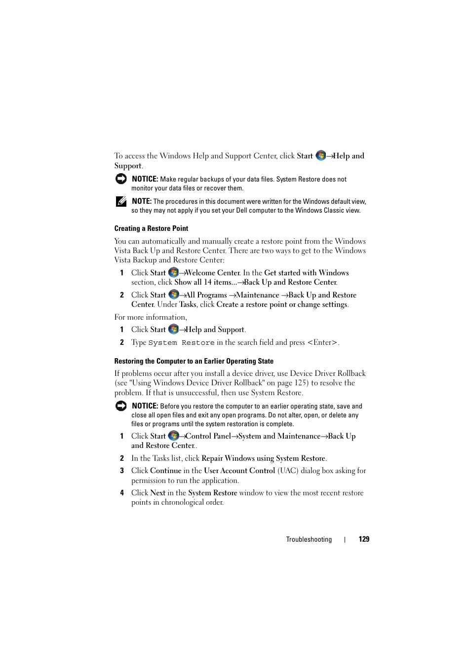 Dell Inspiron 1526 (Late 2007) User Manual | Page 131 / 206
