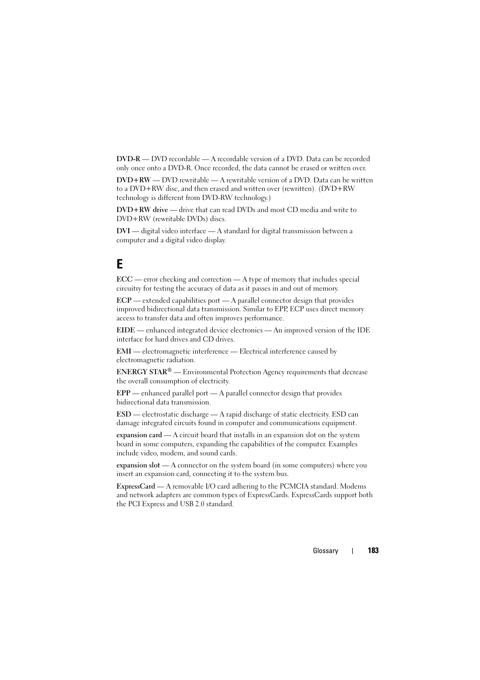 Dell Inspiron 1526 (Late 2007) User Manual | Page 185 / 206