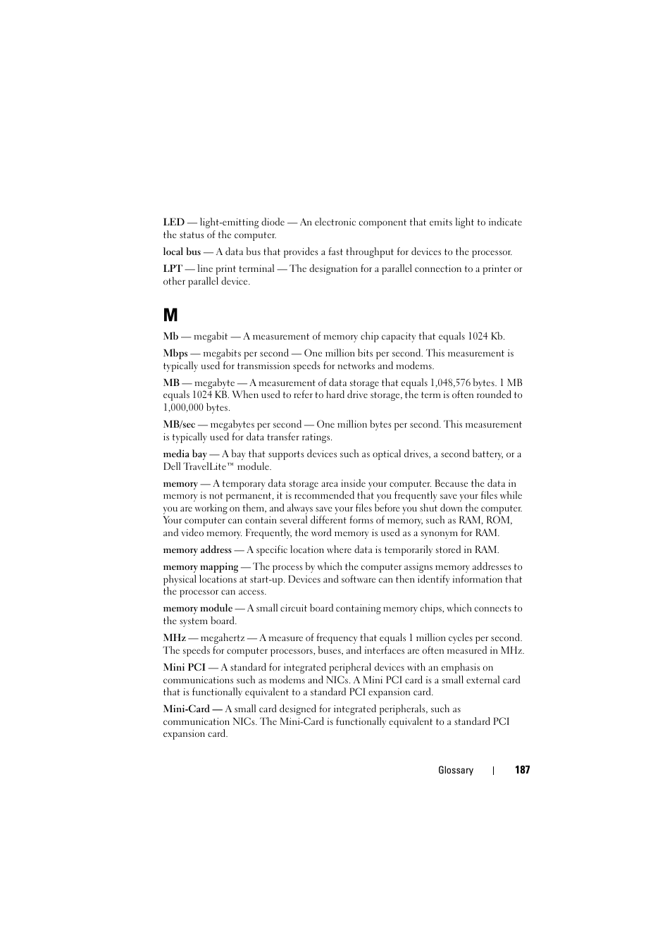 Dell Inspiron 1526 (Late 2007) User Manual | Page 189 / 206
