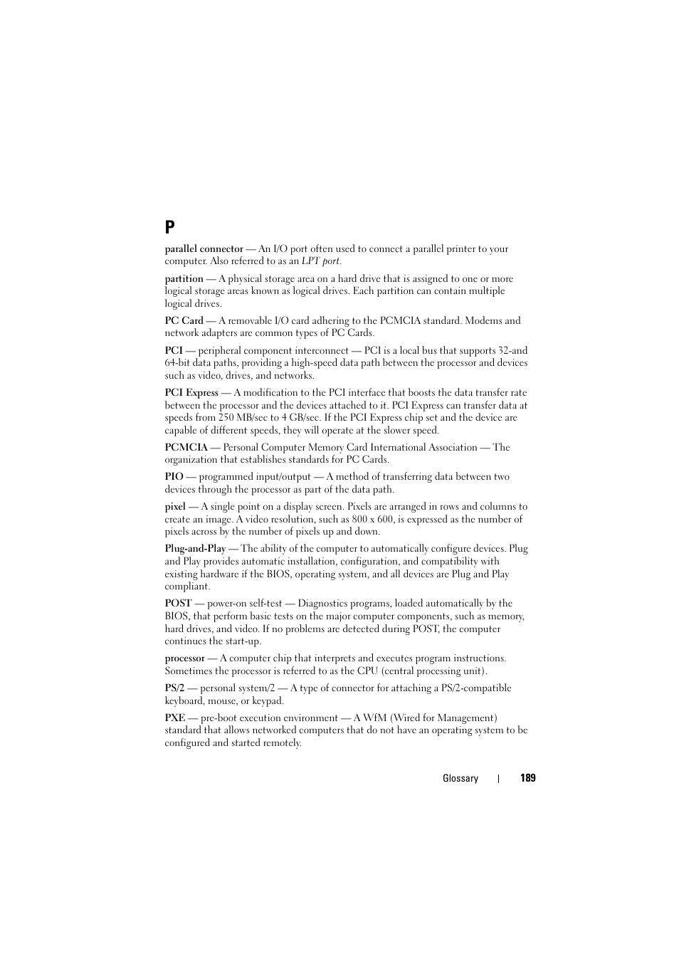 Dell Inspiron 1526 (Late 2007) User Manual | Page 191 / 206