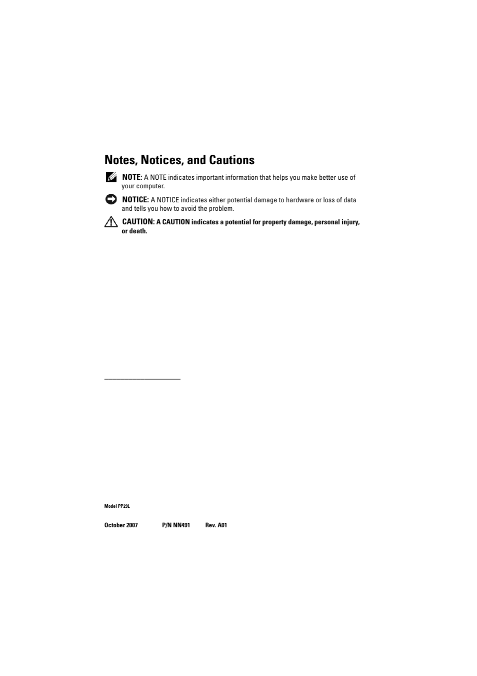 Dell Inspiron 1526 (Late 2007) User Manual | Page 2 / 206