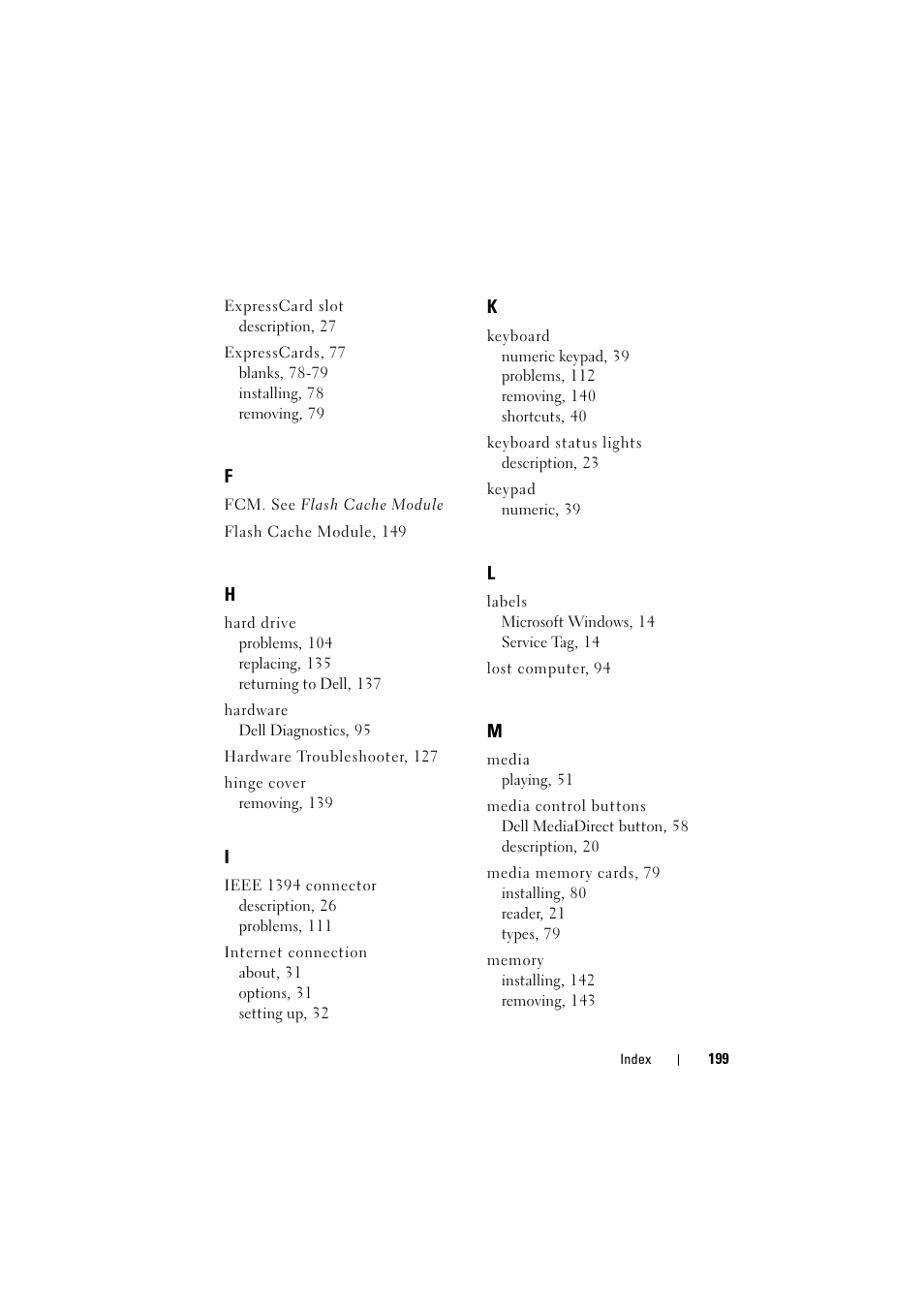 Dell Inspiron 1526 (Late 2007) User Manual | Page 201 / 206