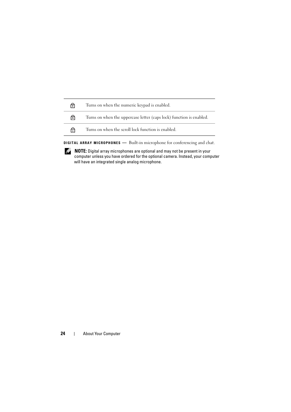 Dell Inspiron 1526 (Late 2007) User Manual | Page 24 / 206