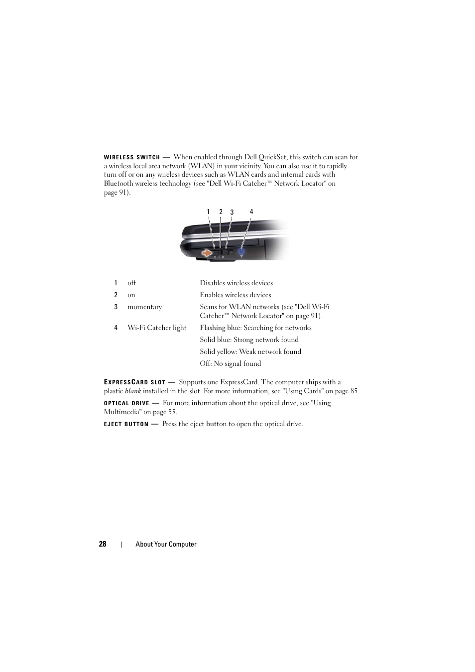 Dell Inspiron 1526 (Late 2007) User Manual | Page 28 / 206