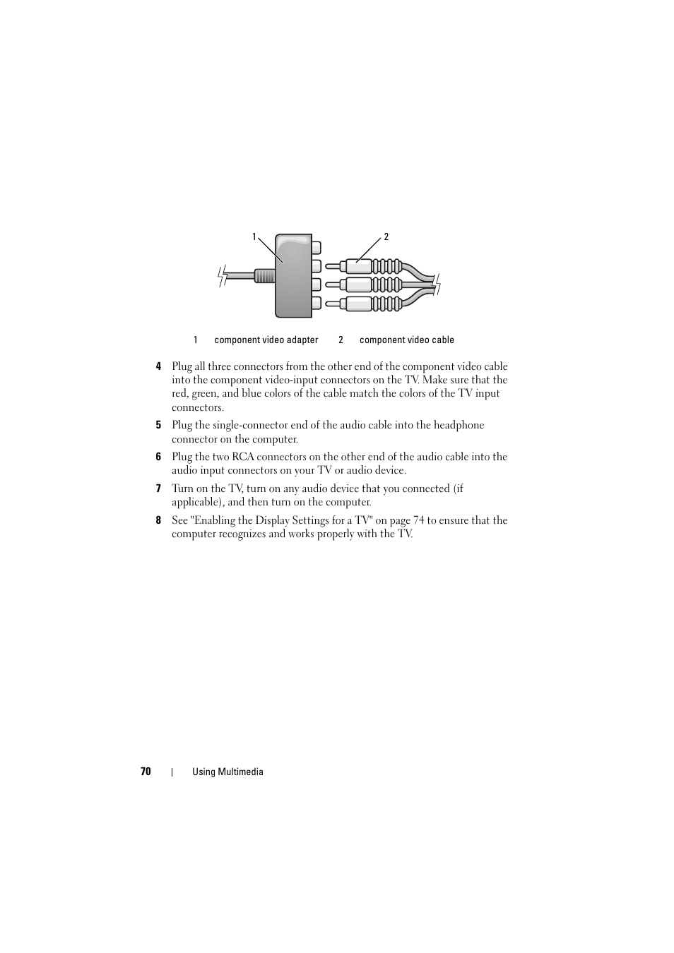 Dell Inspiron 1526 (Late 2007) User Manual | Page 70 / 206