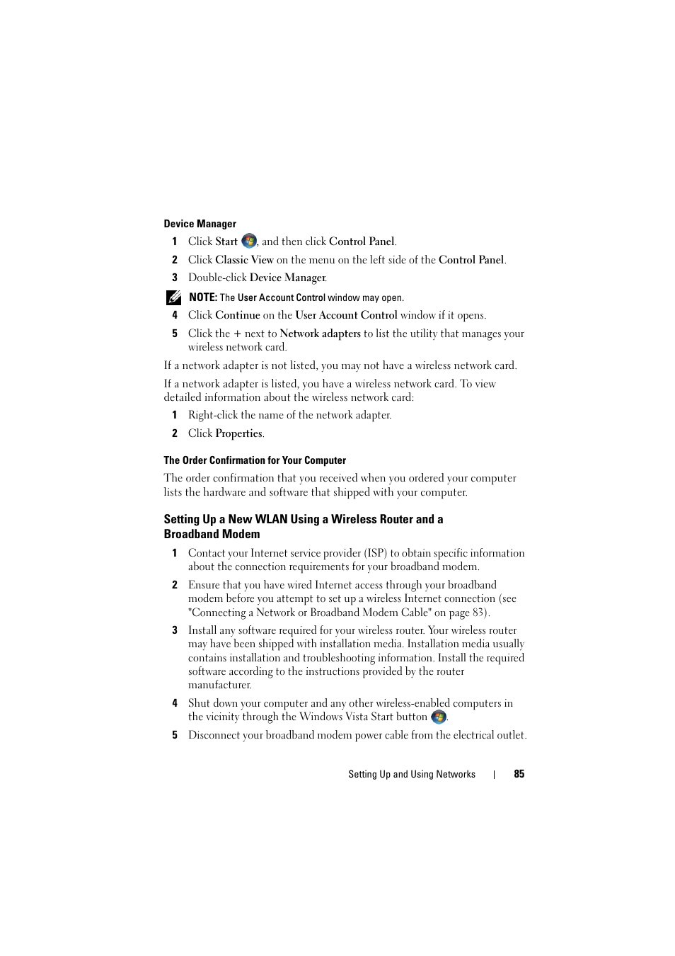 Dell Inspiron 1526 (Late 2007) User Manual | Page 85 / 206