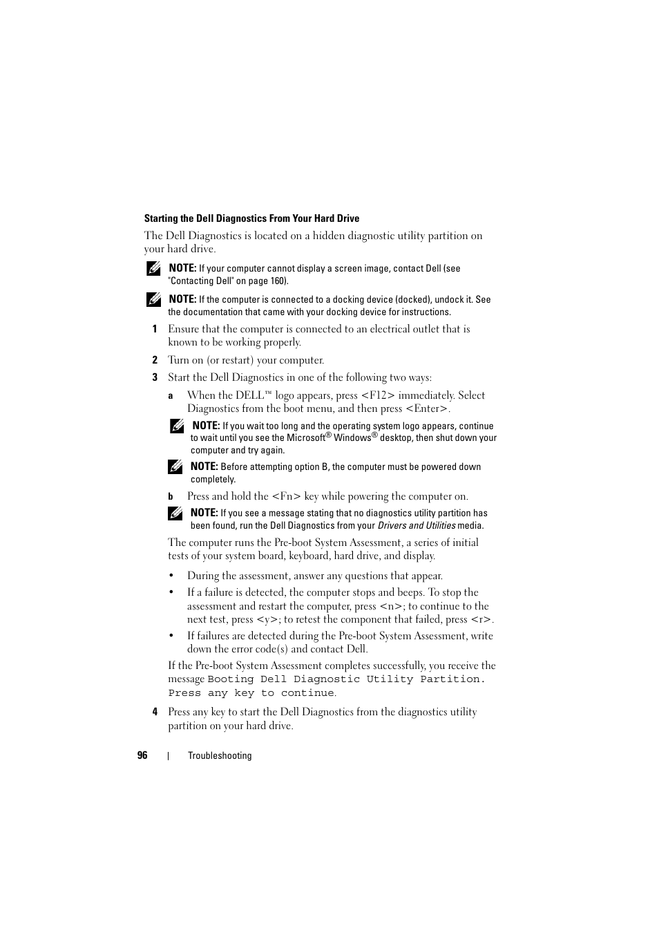 Dell Inspiron 1526 (Late 2007) User Manual | Page 98 / 206
