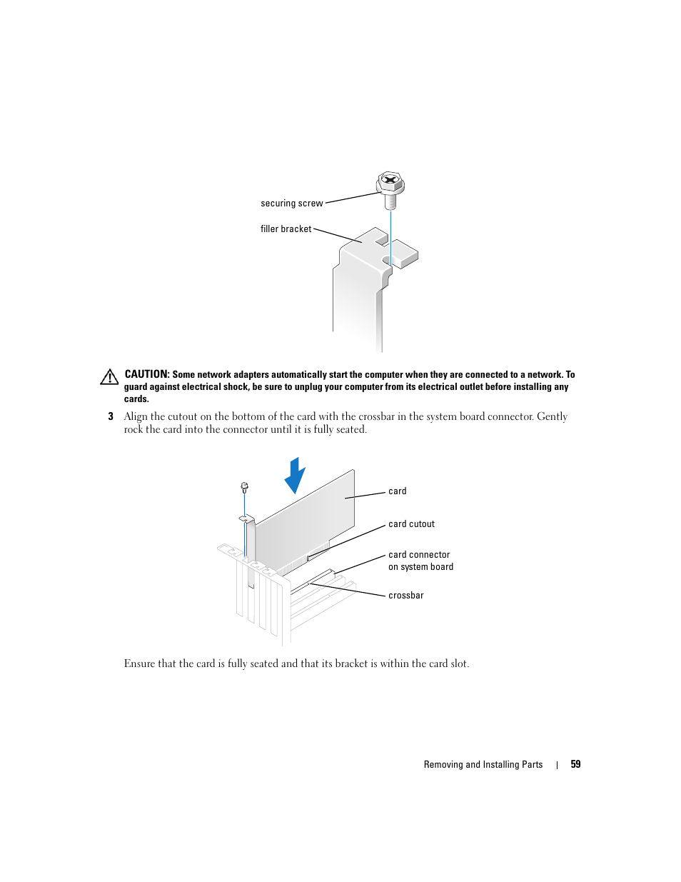 Dell Dimension 1100/B110 User Manual | Page 59 / 116