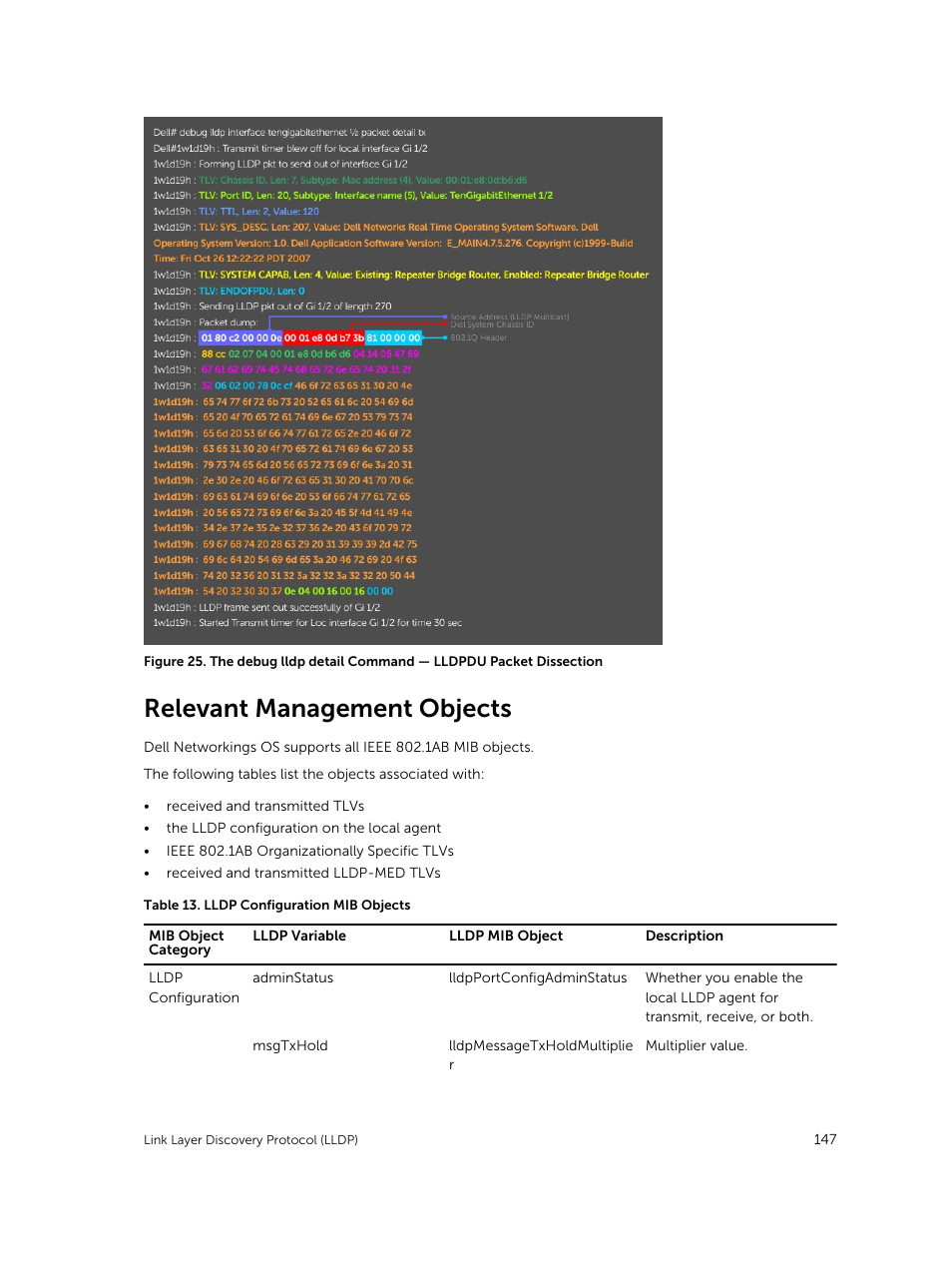 Relevant management objects | Dell PowerEdge FX2/FX2s User Manual | Page 147 / 292