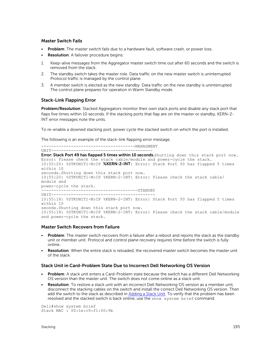 Dell PowerEdge FX2/FX2s User Manual | Page 195 / 292