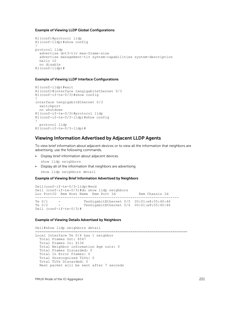 Dell PowerEdge FX2/FX2s User Manual | Page 221 / 292