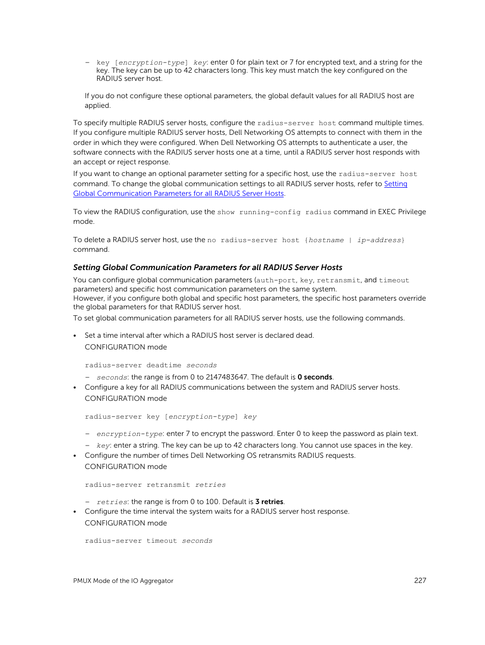 Dell PowerEdge FX2/FX2s User Manual | Page 227 / 292