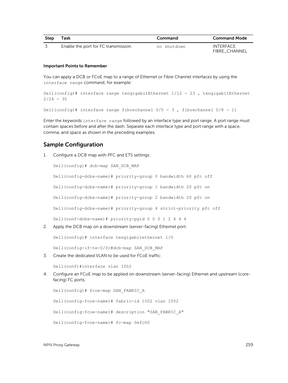 Sample configuration | Dell PowerEdge FX2/FX2s User Manual | Page 259 / 292