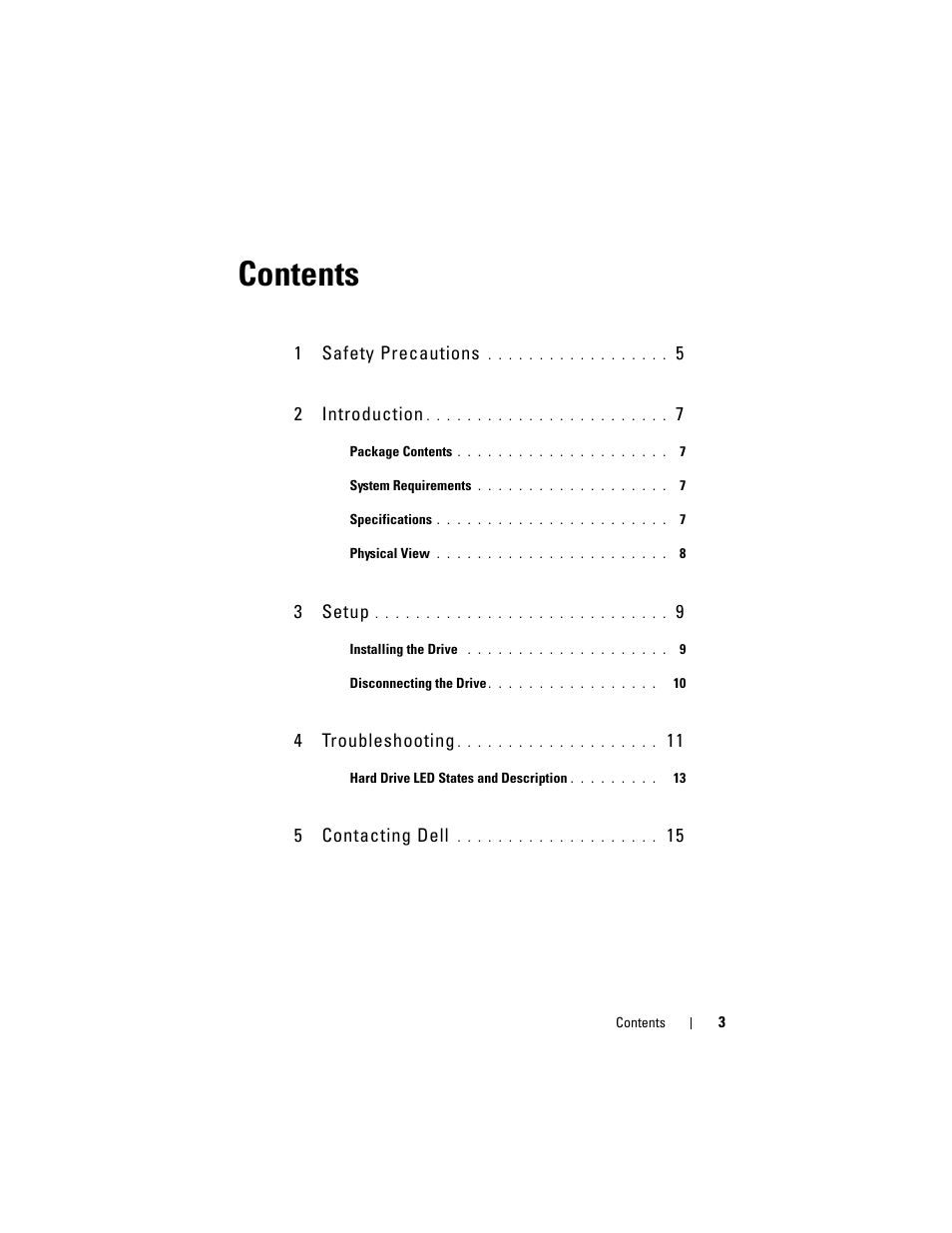 Dell 1TB Portable External Hard Drive USB 3.0 User Manual | Page 3 / 16