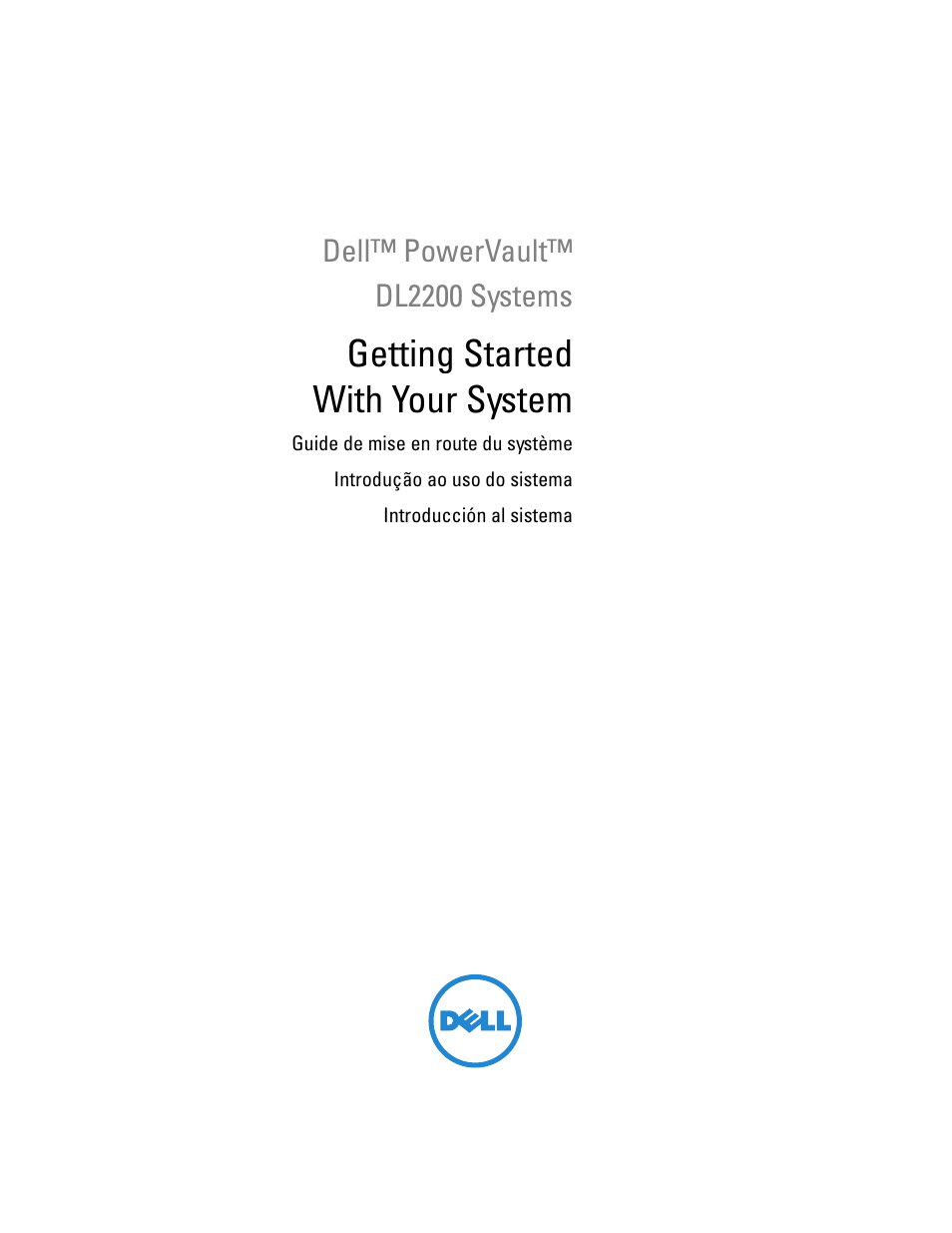 Dell PowerVault DL2200 User Manual | 54 pages