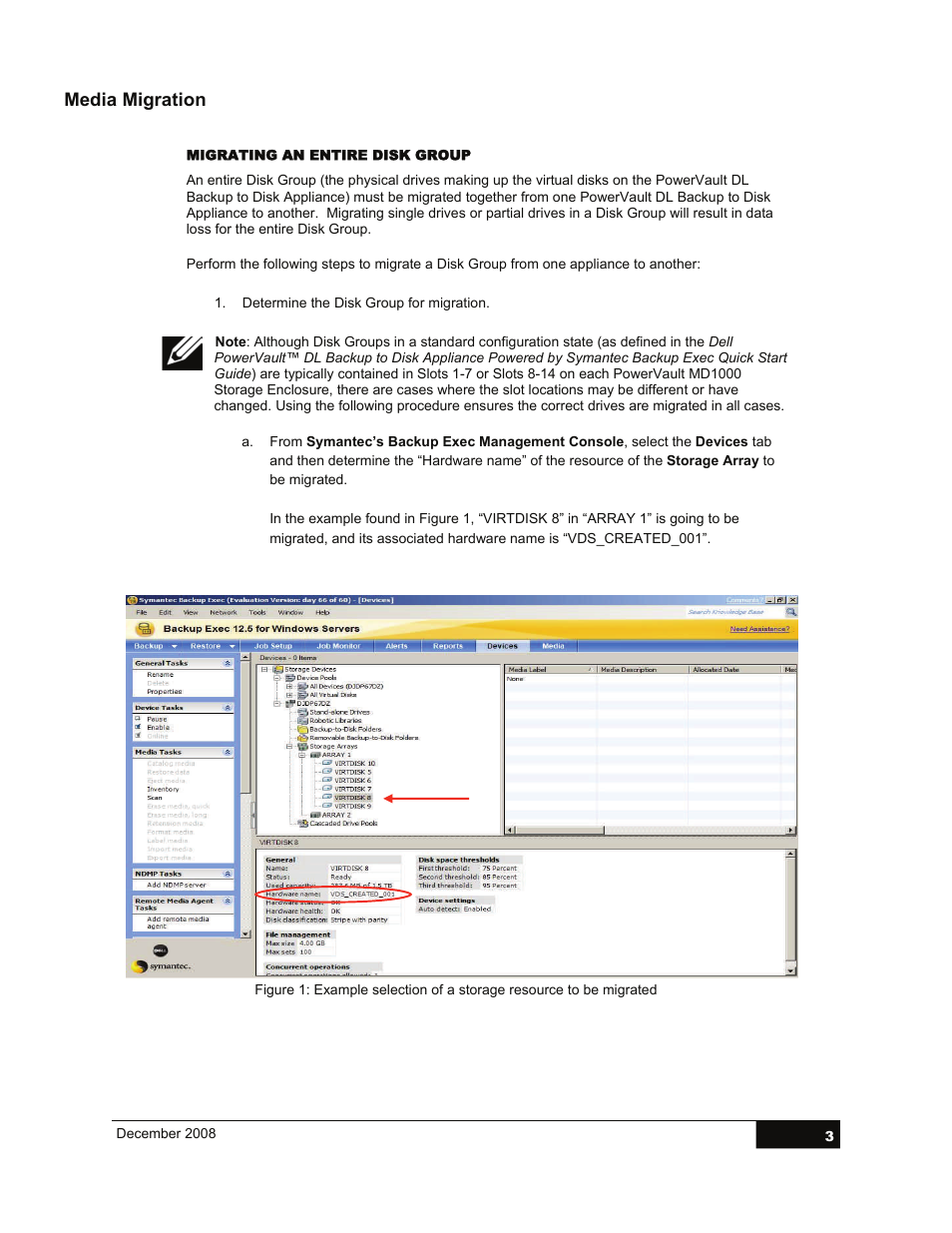 Media migration | Dell PowerVault DL2000 User Manual | Page 3 / 13