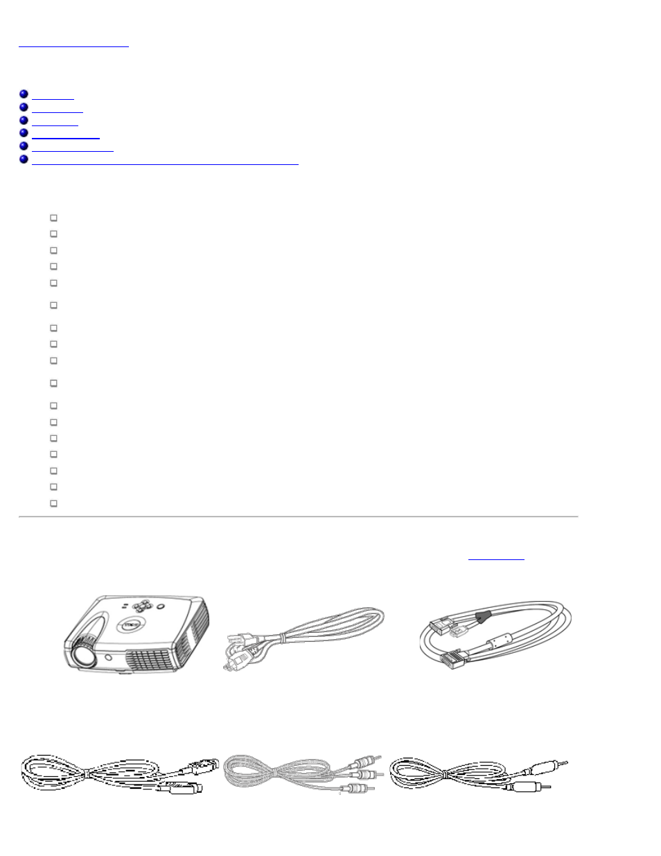 About your projector, About your projector: dell™ 3200mp projector | Dell Projector 3200MP User Manual | Page 3 / 56