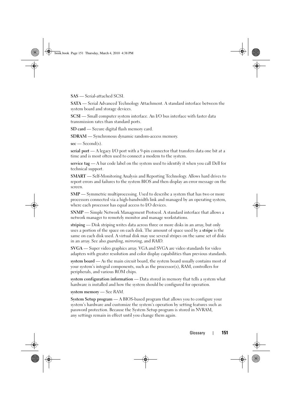 Dell PowerEdge C6100 User Manual | Page 151 / 160