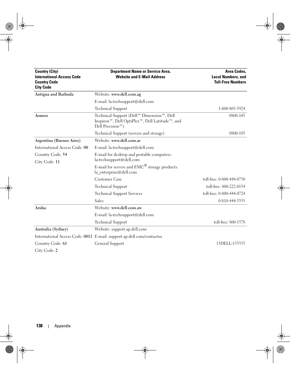 Dell Dimension 9200 User Manual | Page 138 / 174