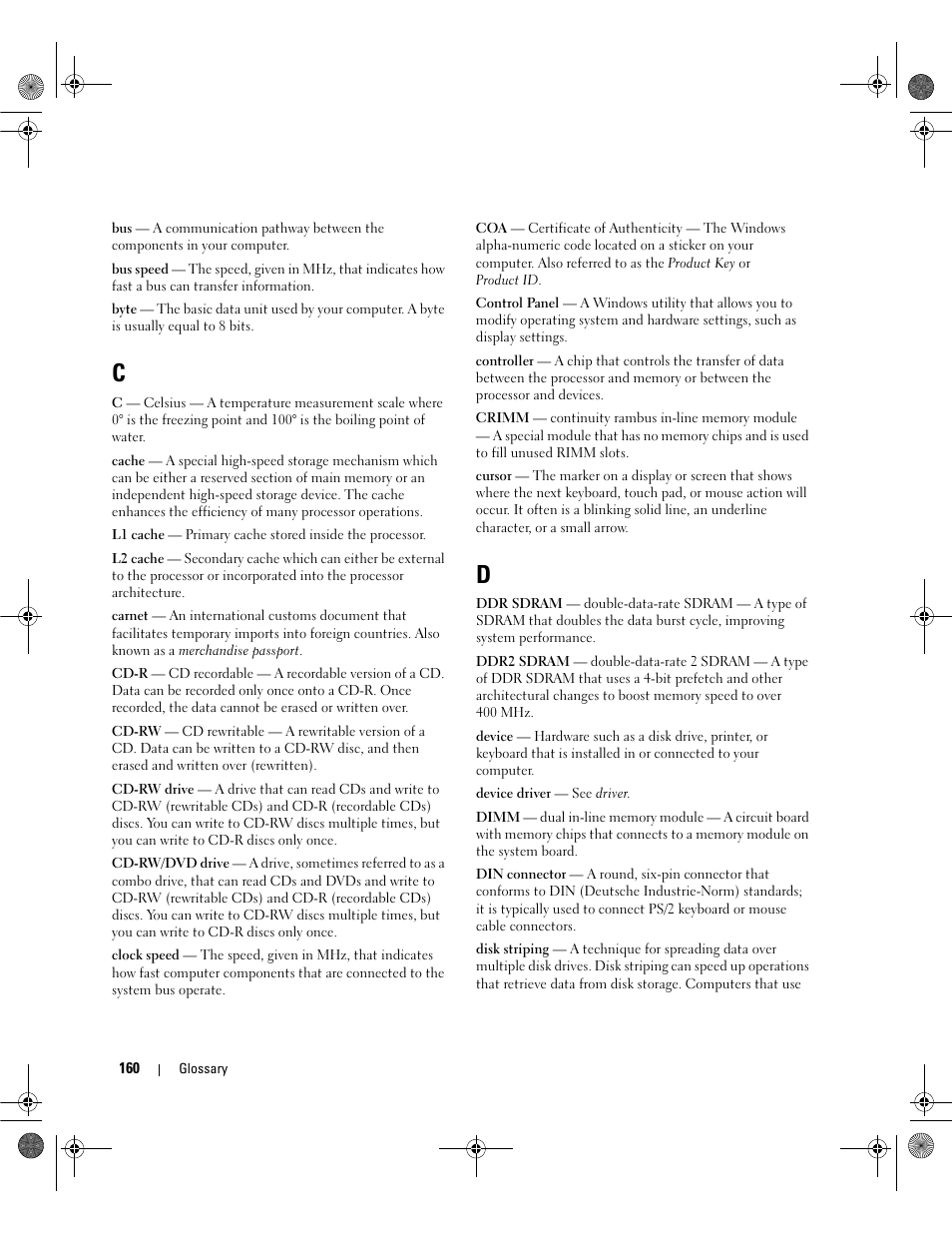 Dell Dimension 9200 User Manual | Page 160 / 174