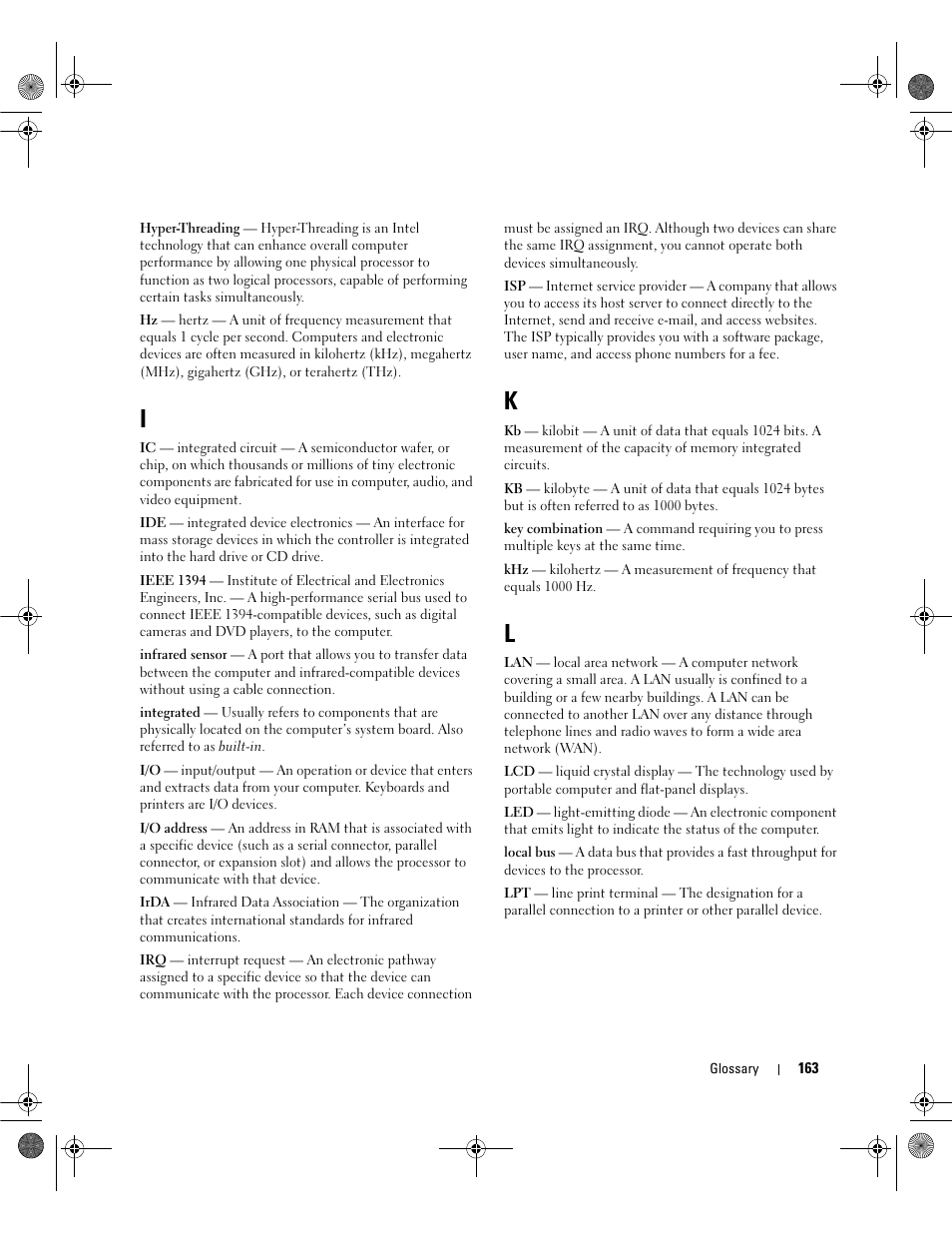Dell Dimension 9200 User Manual | Page 163 / 174