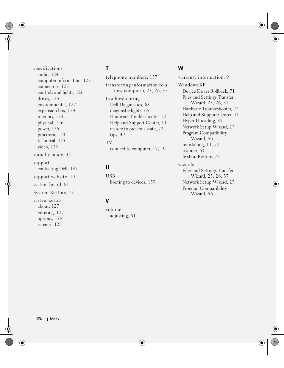 Dell Dimension 9200 User Manual | Page 174 / 174