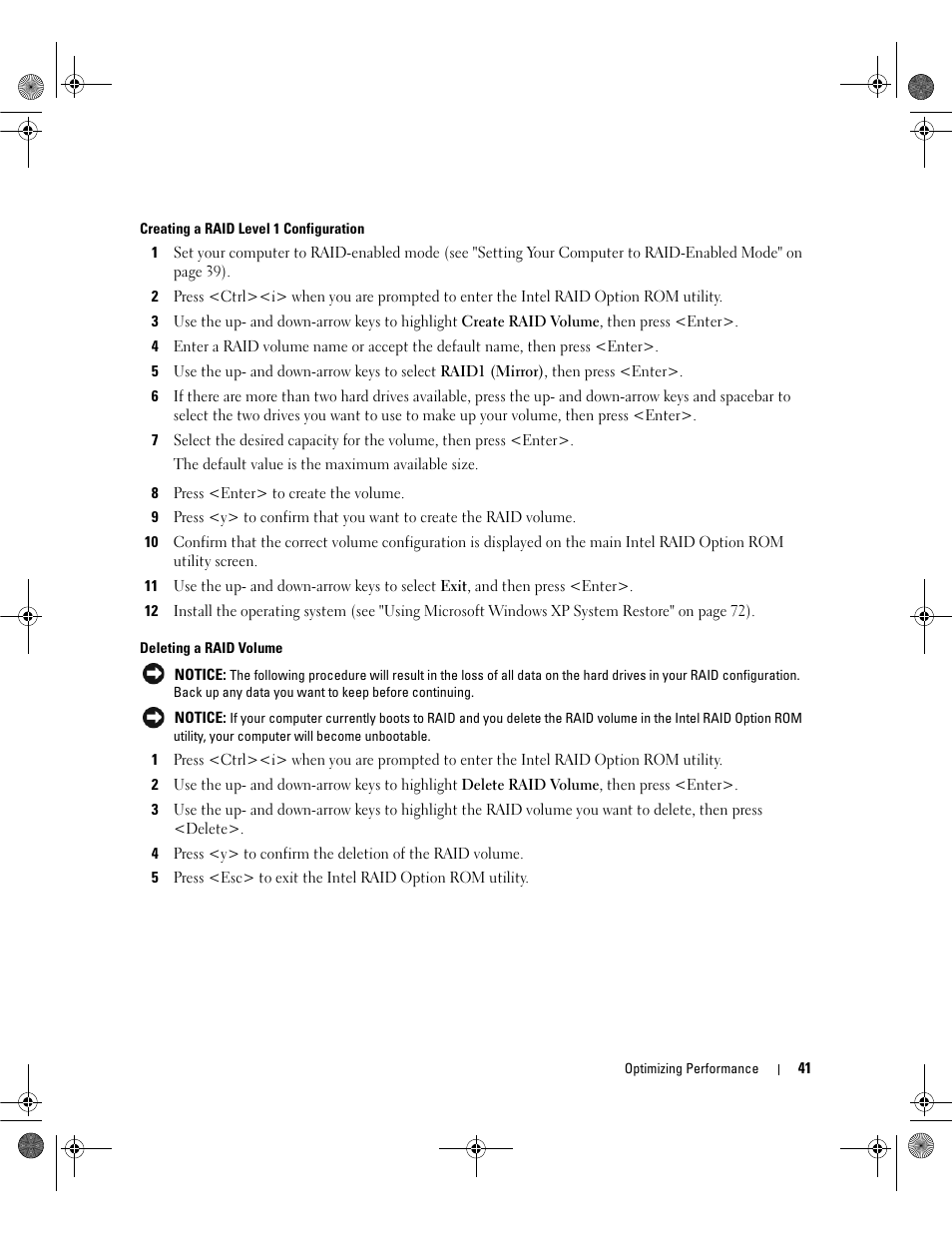 Dell Dimension 9200 User Manual | Page 41 / 174
