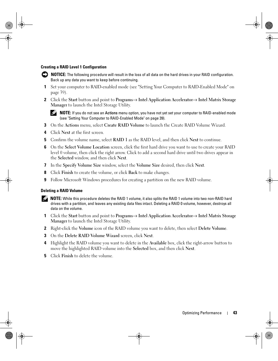 Dell Dimension 9200 User Manual | Page 43 / 174