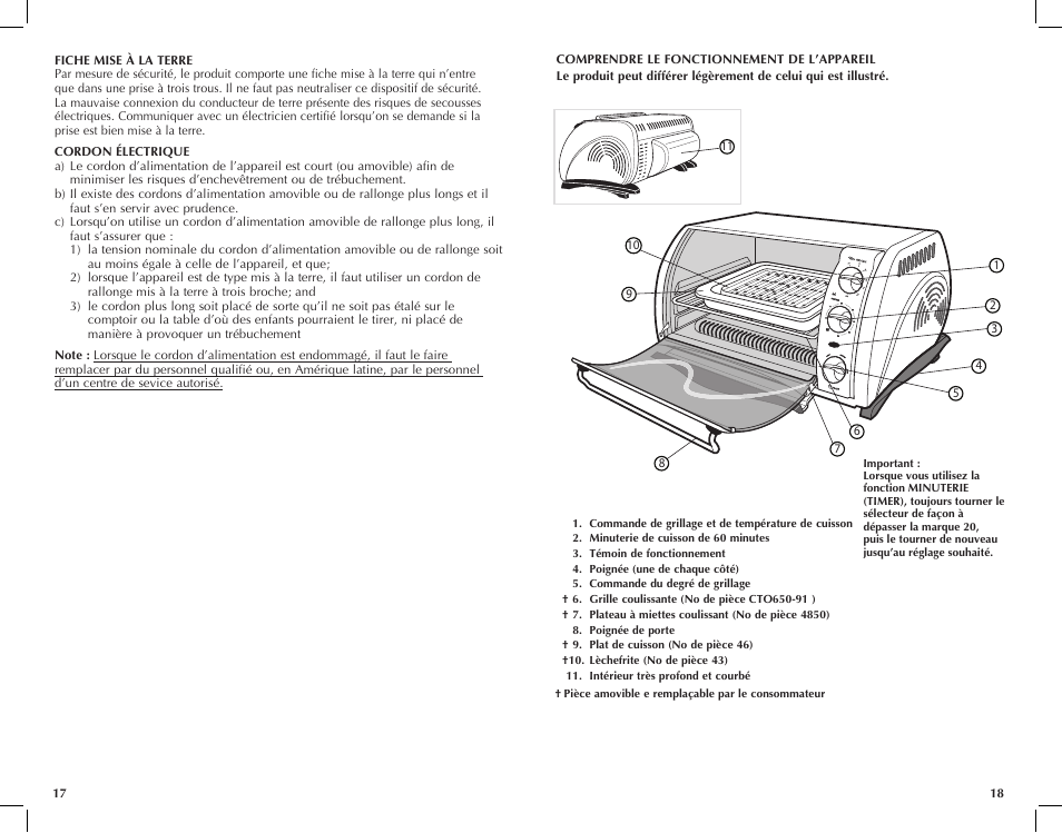 Black & Decker TOASTER-R-OVEN CTO649 User Manual | Page 10 / 15