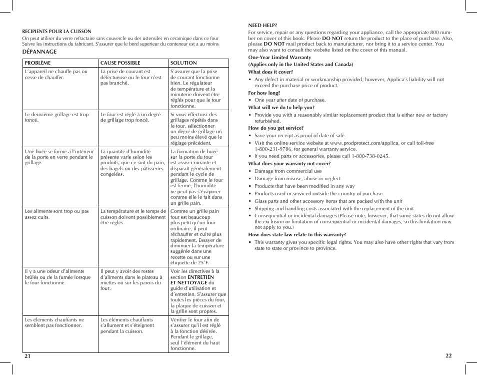Black & Decker TOASTER-R-OVEN CTO649 User Manual | Page 12 / 15