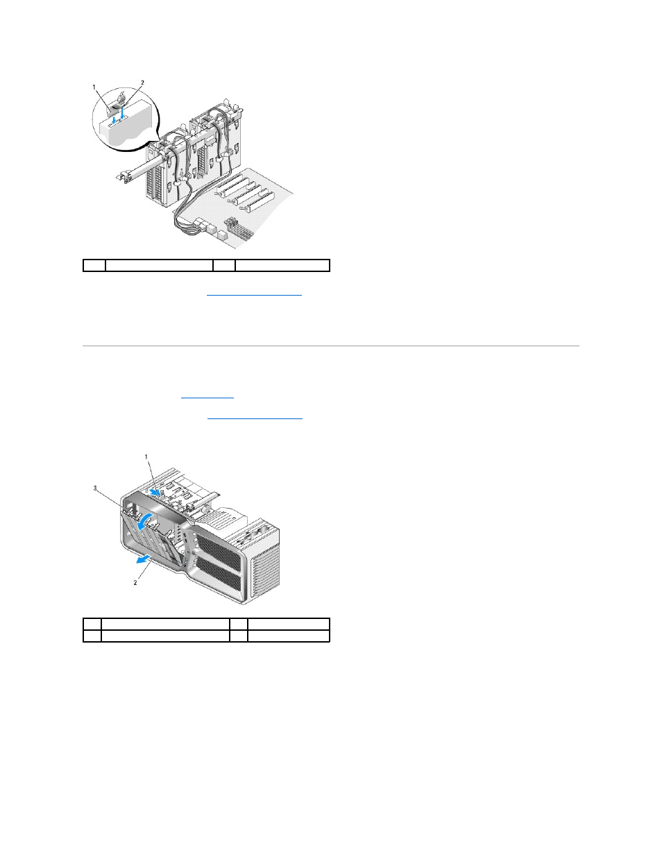 Replacing the drive panel | Dell XPS 730 H2C (Late 2008) User Manual | Page 21 / 52