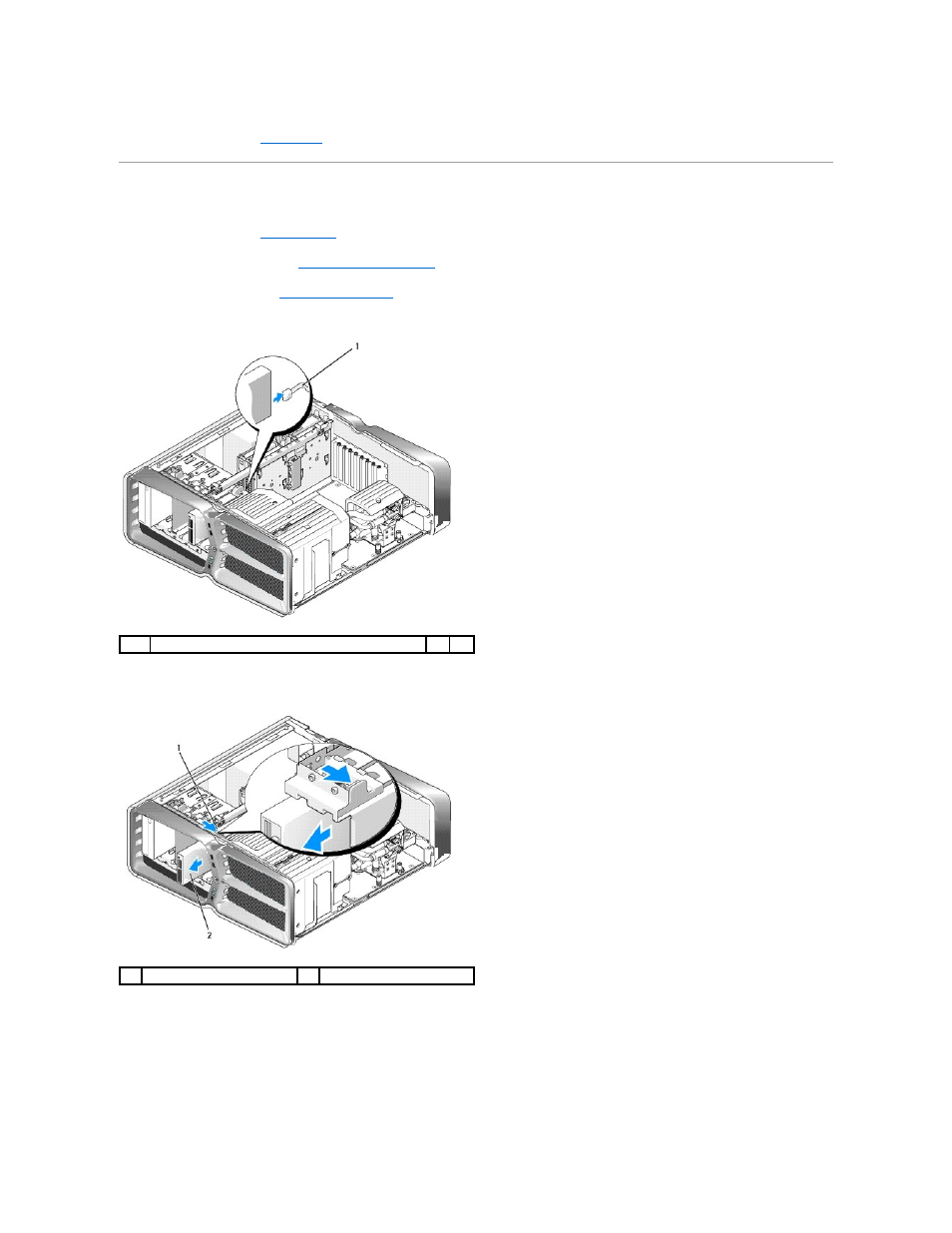 Replacing a media card reader | Dell XPS 730 H2C (Late 2008) User Manual | Page 26 / 52