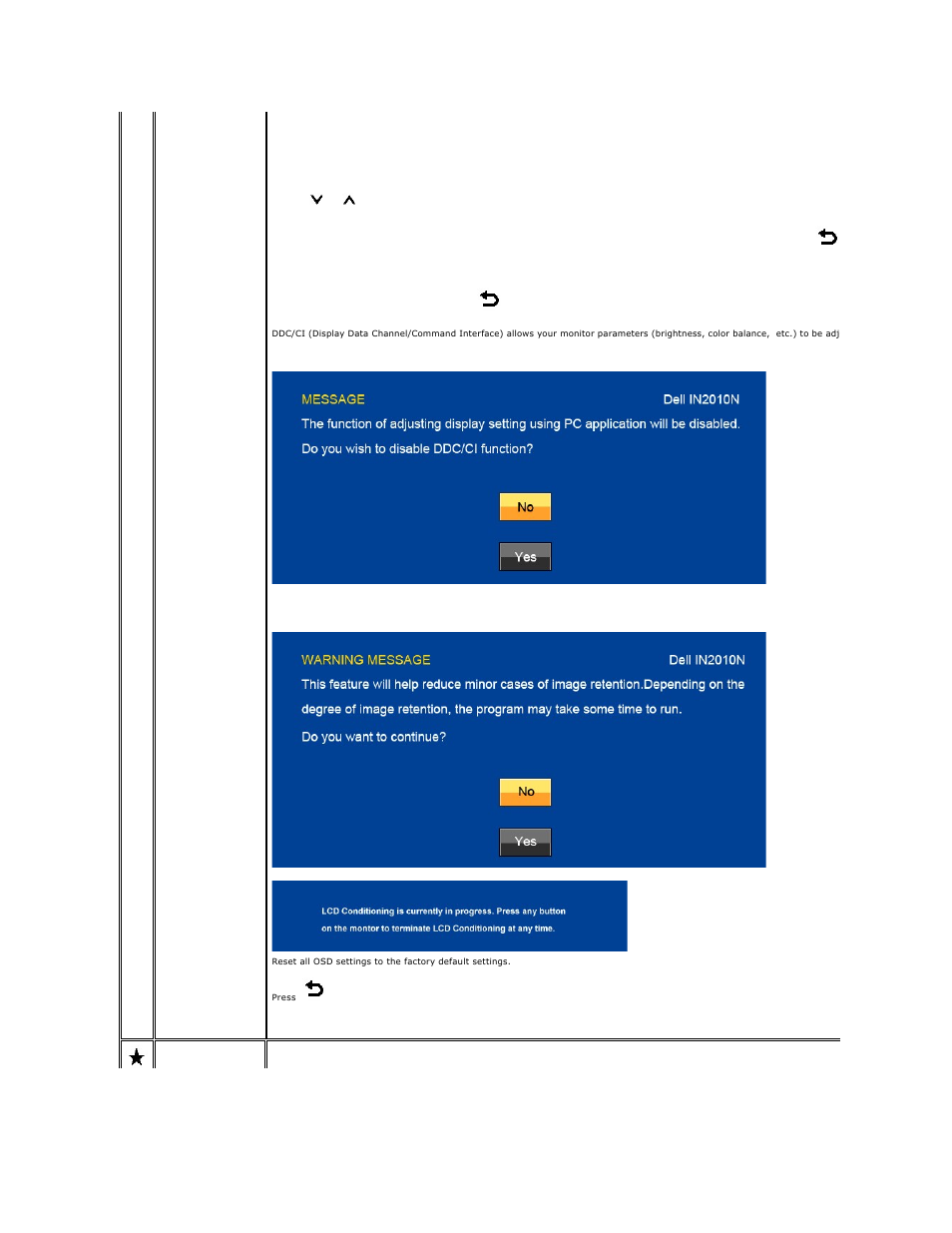 Dell IN2010NWFP Monitor User Manual | Page 17 / 28