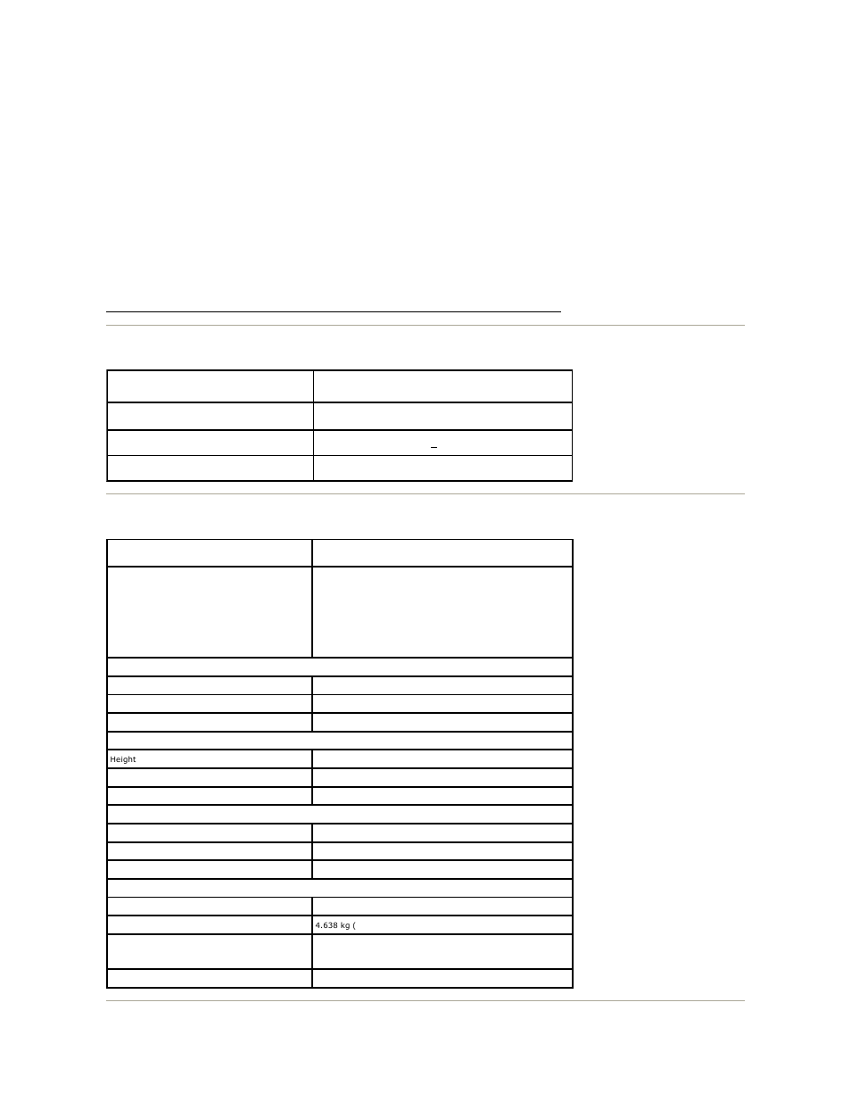 Electrical, Physical characteristics | Dell IN2010NWFP Monitor User Manual | Page 7 / 28