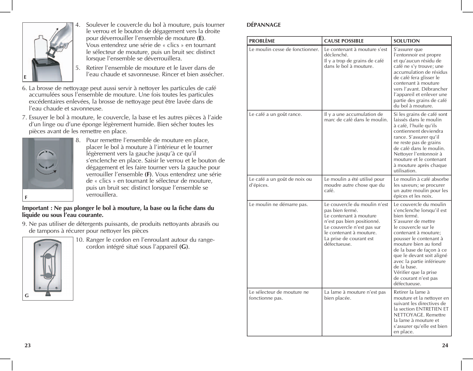 Black & Decker CBM220 User Manual | Page 13 / 15