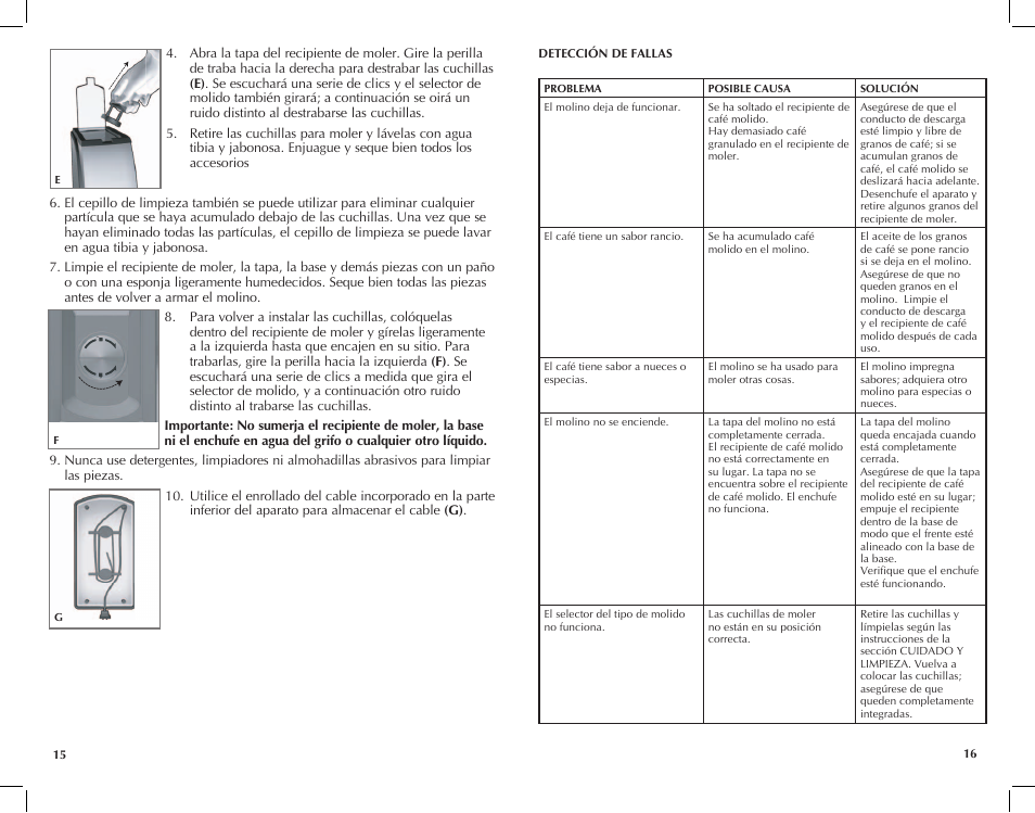 Black & Decker CBM220 User Manual | Page 9 / 15