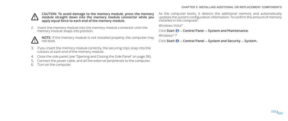 Dell Alienware Area 51 (Late 2009) User Manual | Page 41 / 72