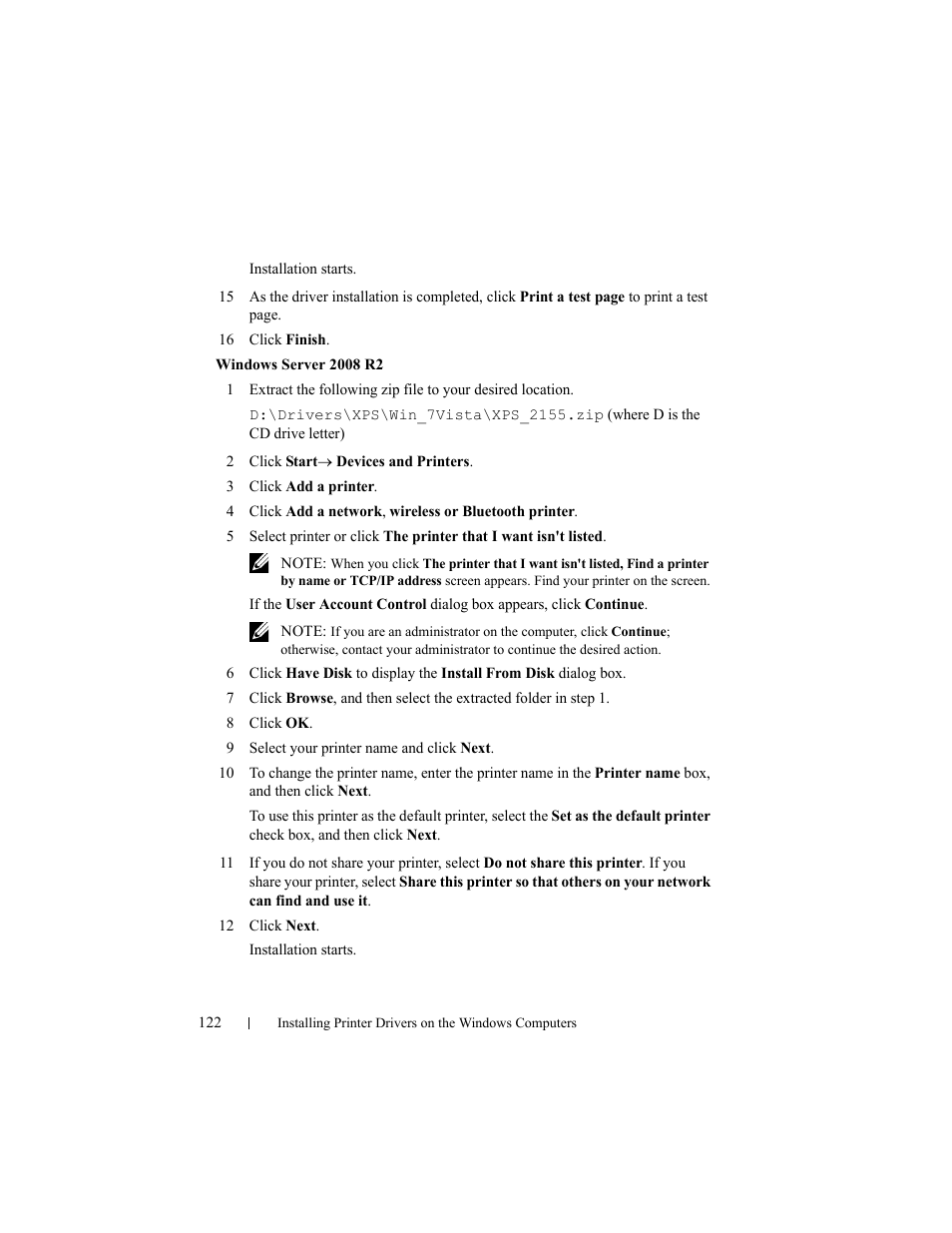 Dell 2155cn/cdn Color Laser Printer User Manual | Page 124 / 761